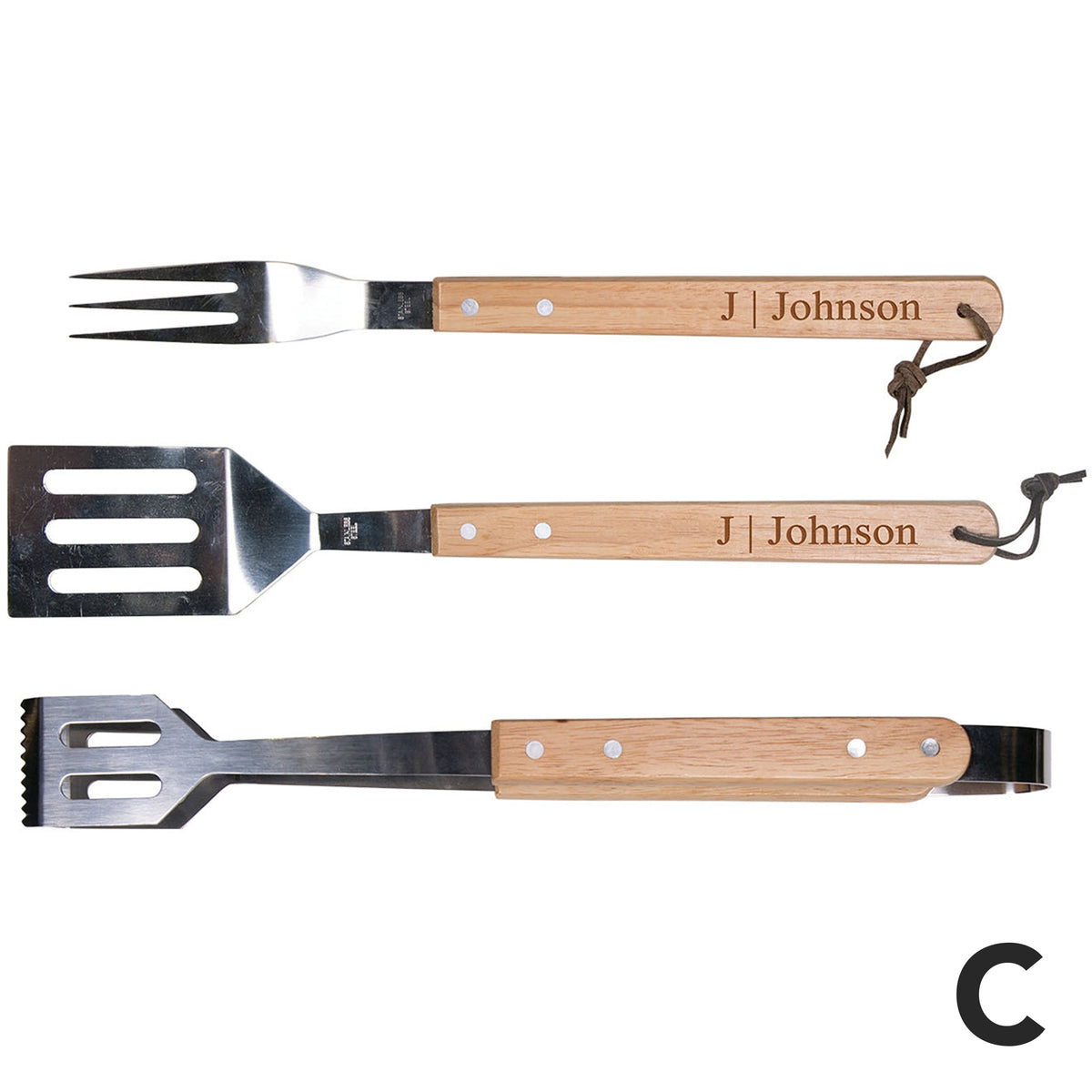 Personalized BBQ Tool Set, 3 Pc.