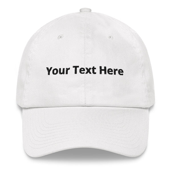 Custom Hat ( 1 Line, 2 Lines or 3 Lines)