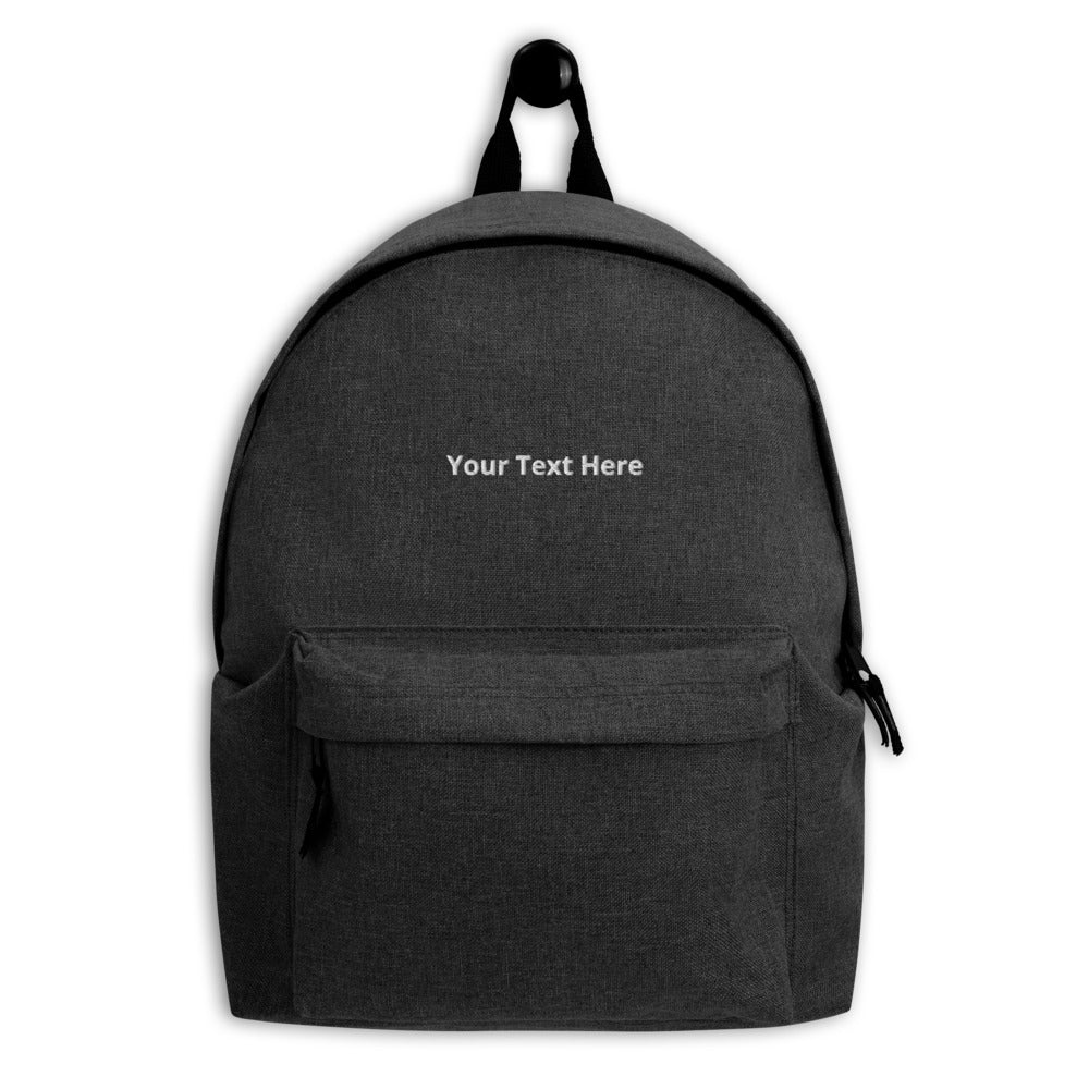 Embroidered Backpack One Hour Customer T-shirt